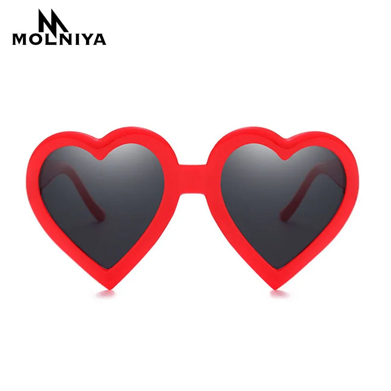 Любовь солнечные очки в форме сердца женские брендовые дизайнерские солнцезащитные очки женственное винтажное зеркало синие очки женские очки