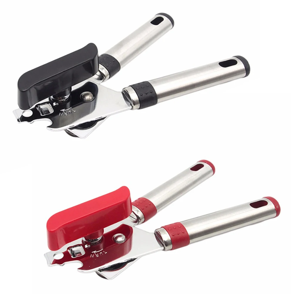 

New Multifunctional Stainless Steel Professional Tin Manual Can Opener Craft beer Grip Opener Cans Bottle Opener kitchen gadgets