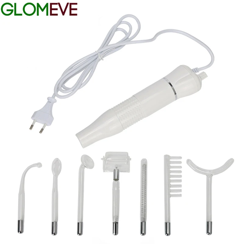 

Electrode High Frequency With 7 Glass Tube Electrotherapy Beauty Device Skin Tightening Facial Machine- Acne, Anti-inflammatory