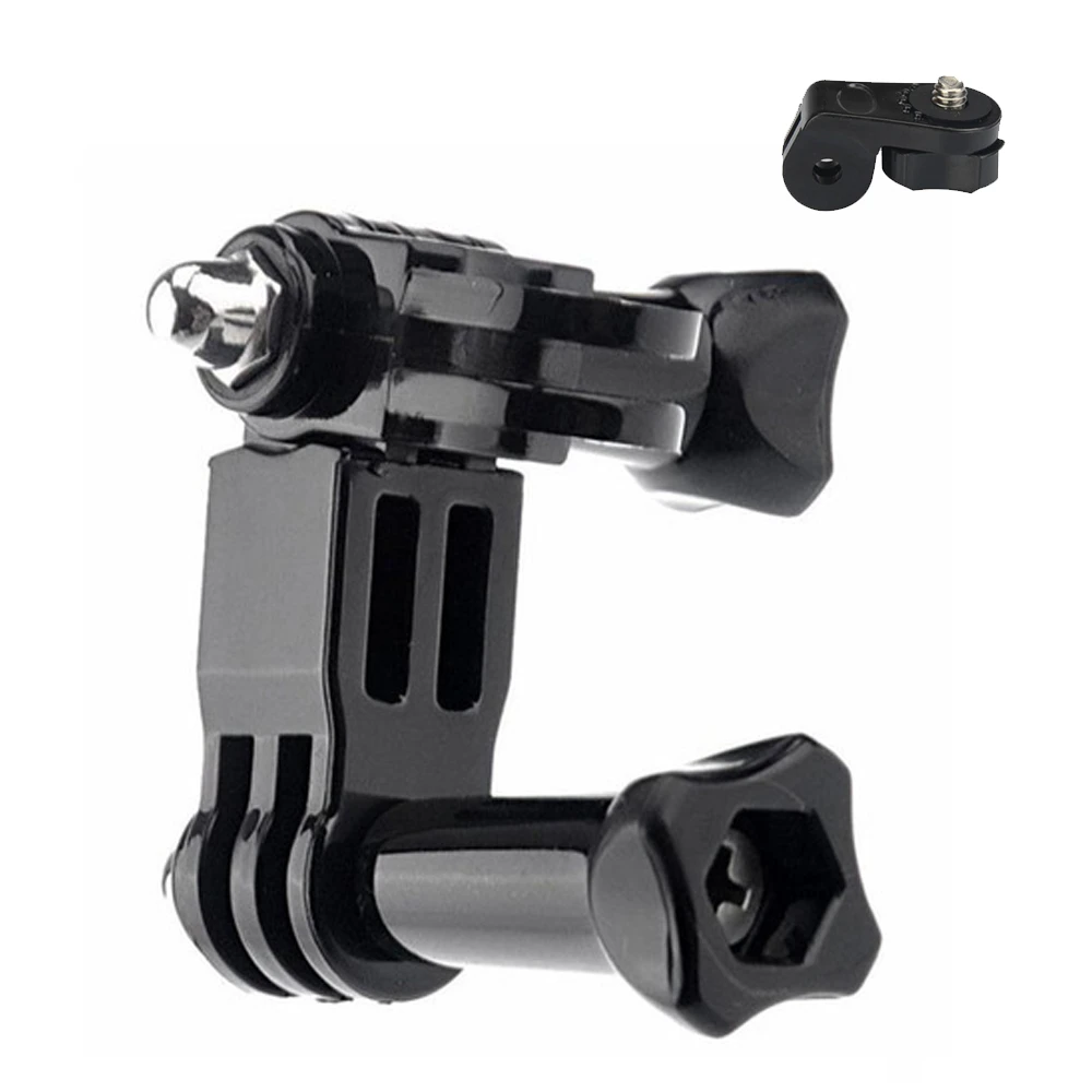 Three Way Adjustable Helmet Clamp Pivot Arm Mount for Sony AS30V AZ1