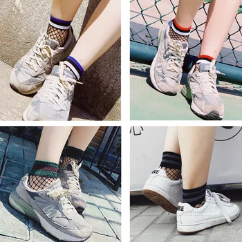 

2020 fashion fishnet stockings pair of socks ladies short socks