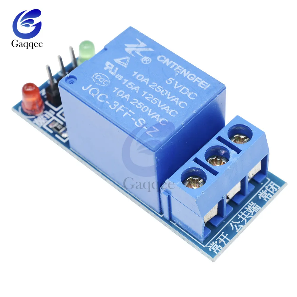 10 шт./лот DC 5 в 1 канал низкий уровень пусковое реле щит для Arduino AVR DSP ARM MCU AC 220 В
