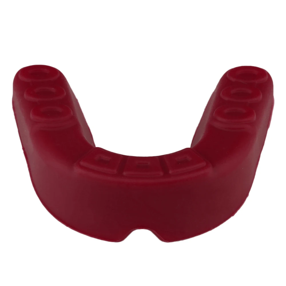 High Quality Adult Sports Mouth Guard Gum Shield Grinding Teeth Protect For Boxing NEW - Цвет: Red