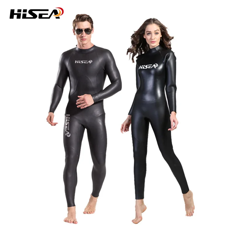 

High quality 3mm Men WOMEN Wetsuit Triathlon Sharkskin elastic Smooth skin neoprene soft leather fabric Diving suit in YAMAMOTO