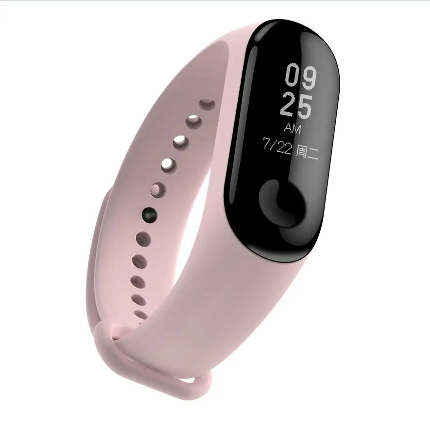 Оригинальный браслет Xiaomi для Miband 3/4 спортивный ремешок часов силиконовый на