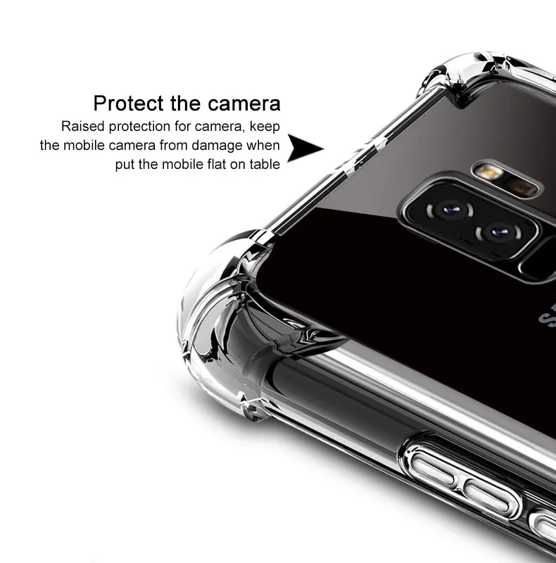 Чехол IMAK Для samsung Galaxy S9+ TPU чехол для подушки безопасности противоударный чехол для samsung Galaxy S9 S9Plus Мягкий силиконовый чехол