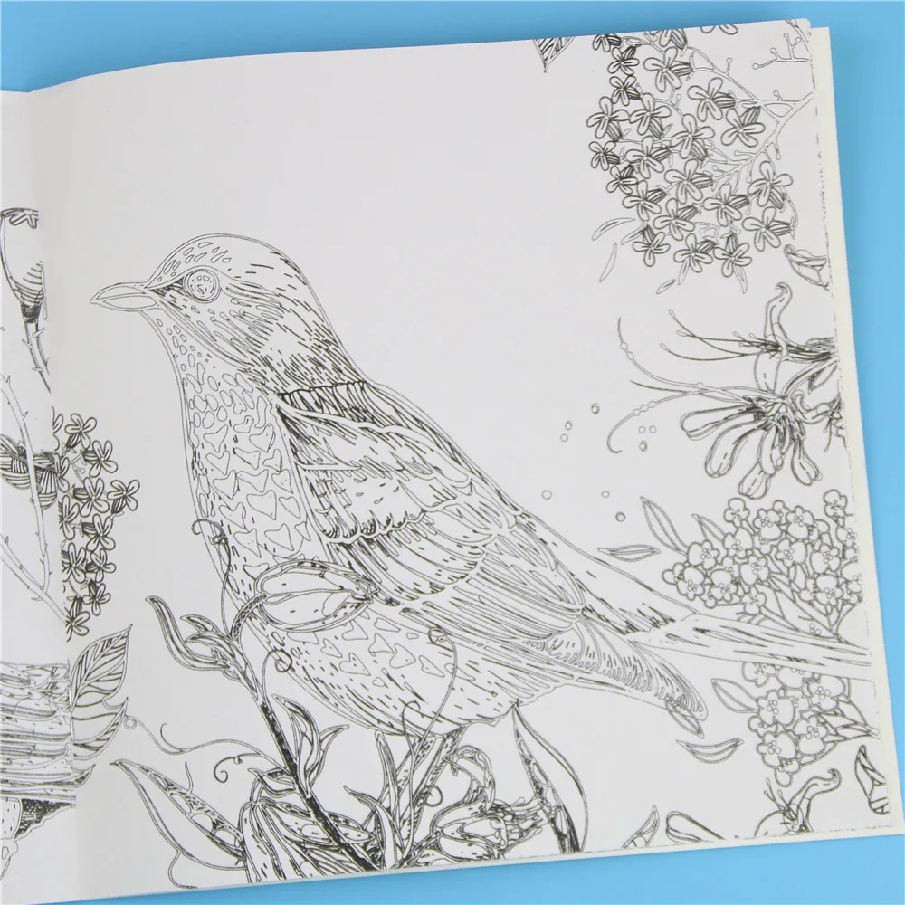 1 PCS 24 Pages English Version Wonderland Exploration Coloring Book For Adult Relieve Stress Graffiti Drawing Art Book 1 PCS 24 Pages English Version Wonderland Exploration Coloring Book For Adult Relieve Stress Graffiti Drawing Art Book