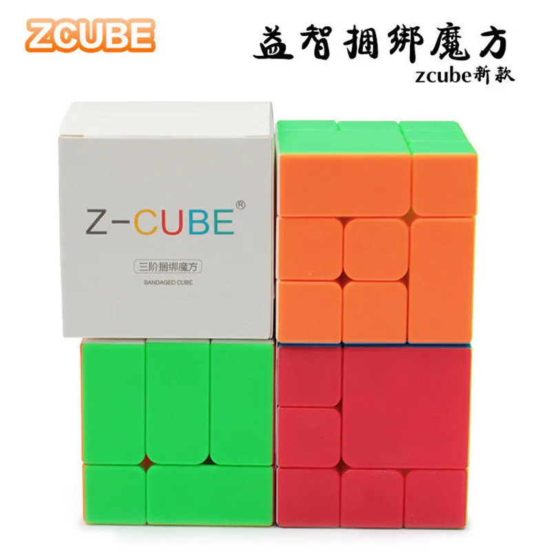 ZCube бинты нерегулярные C 3x3x3 stickerless волшебный куб скорость головоломка твист игрушка гладкая профессиональная многоцветная головоломка 3x3