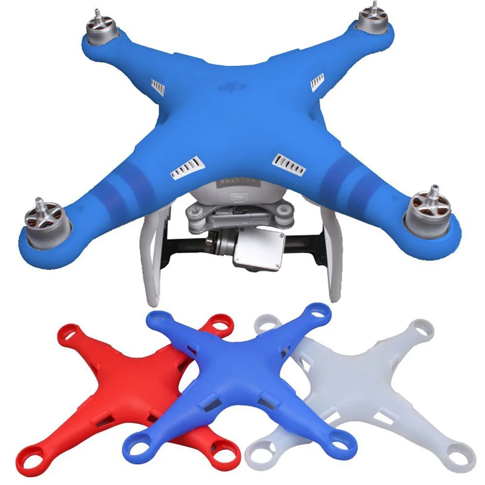 Защитный чехол для корпуса DJI Phantom 3 силиконовый пылезащитный - Цена: 