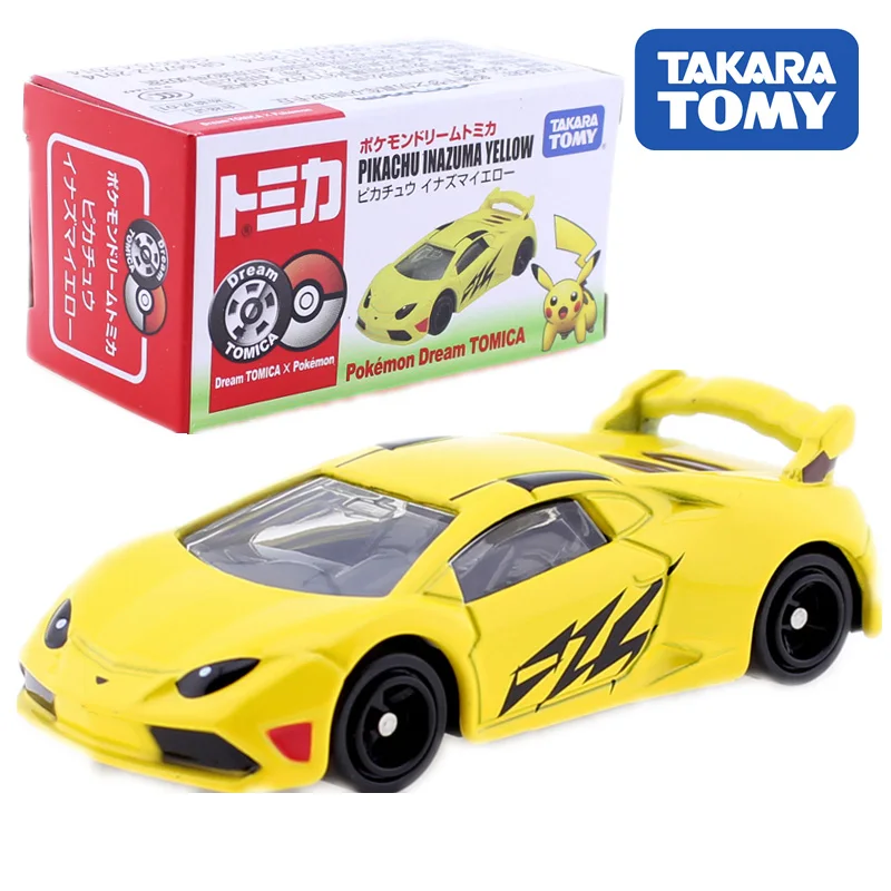 

Tomica Car Pokemon Pikachu Inazuma Takara Tomy Motors Vehicle Diecast Metal Model Collection Gift Children Toys