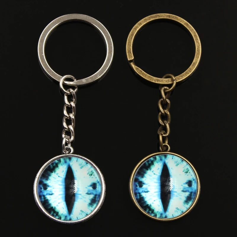 Новый дьявол динозавр eys брелок для мужчин серебряный цвет металлический