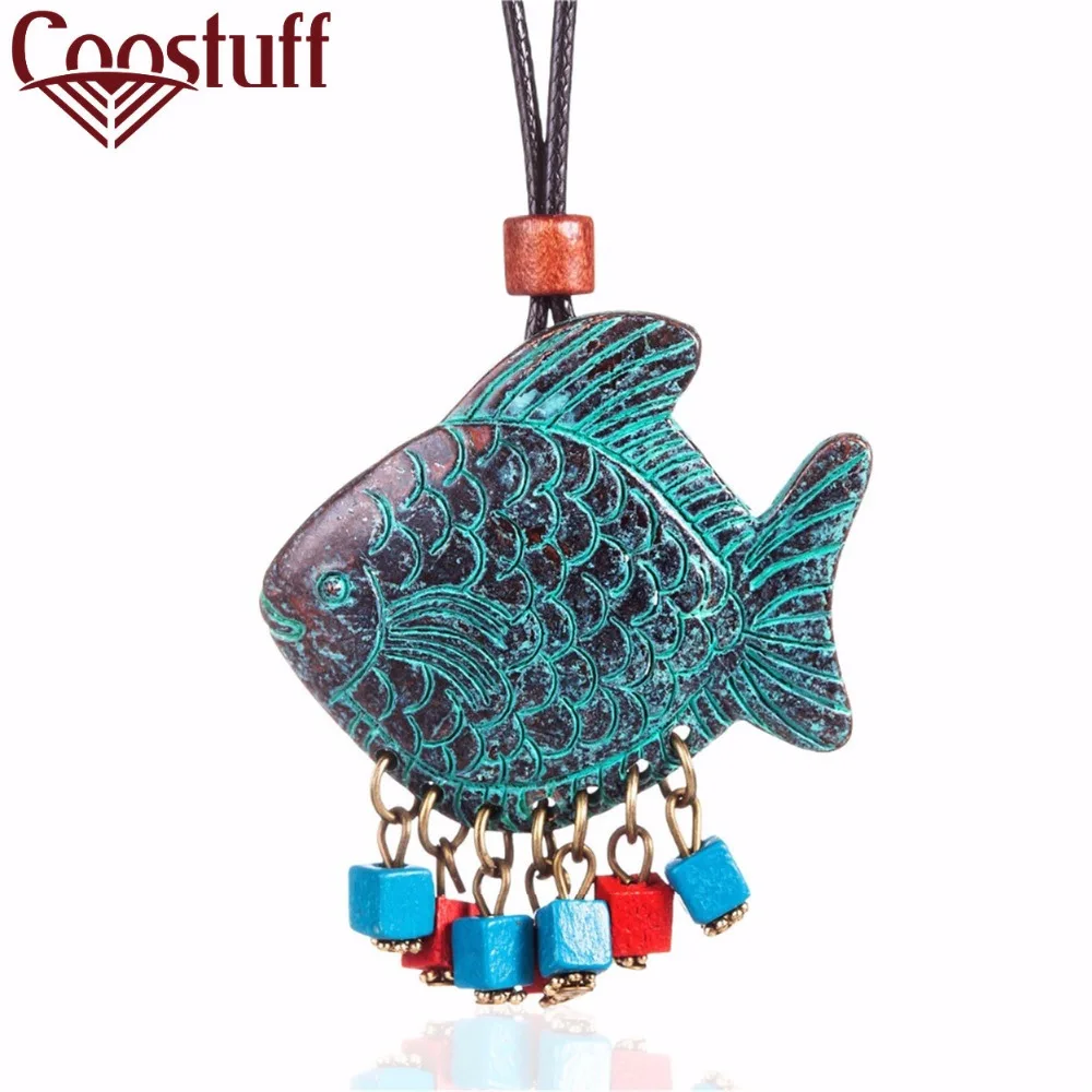 

2019 Vintage Jewelry Fish Choker Necklaces Women statement necklaces & pendants Woman necklace collares colar collier