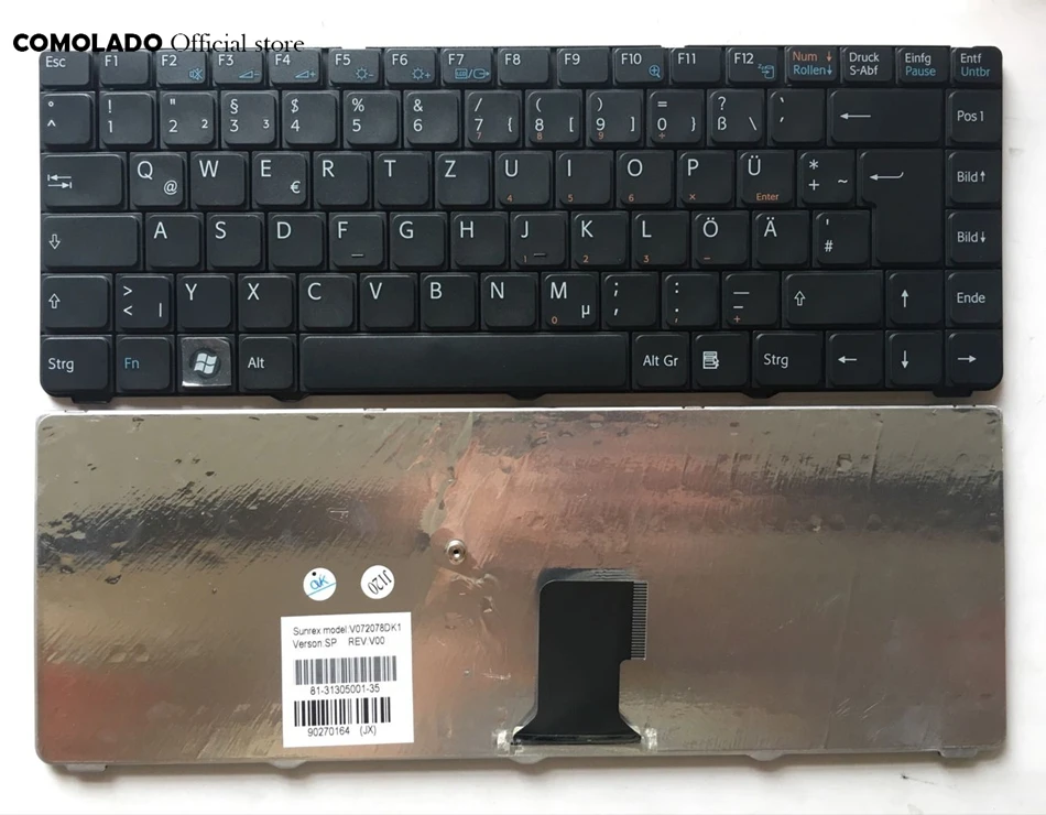GR Germany  Keyboard for SONY VAIO VGN-NS VGN-NR VGN NS NR Series Black Laptop Keyboard GR Layout