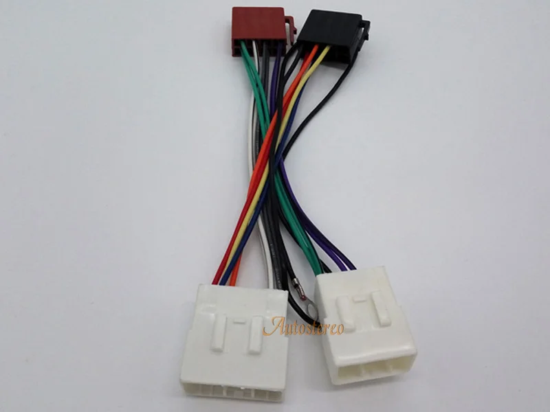

Free shipping 12-016 DVD Car Radio ISO Wiring Harness Connector Cable for MAZDA 1987-2001 Wire Fitting Adapter