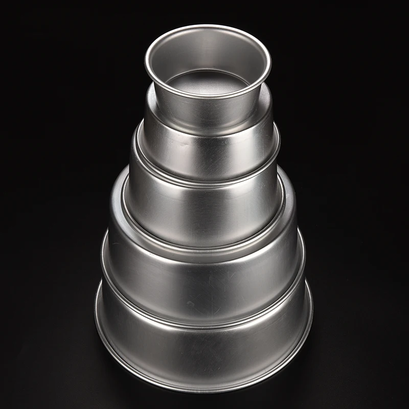 

4/5/6/7/8/9 Inch Aluminum Alloy Round Cake Baking Mould Pan Tin Mold Tray Bakeware Tool high quality Round Cake Pan