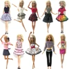 NK 10 Pcs  Princess Doll Dress Noble Party Gown For Barbie Doll Accessories Fashion Design Outfit Best Gift For Girl' Doll JJ ► Photo 2/4