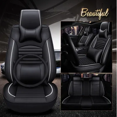 

Best quality! Full set car seat covers + Steering wheel cover for BMW X1 F48 2018-2016 comfortable seat covers,Free shipping