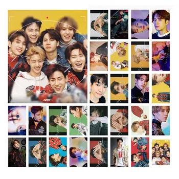 

30Pcs/Set KPOP GOT7 Album EYES ON YO Self Made Paper Poster Photo Card Lomo Card Photocard Fans Gift Collection Stationery Set