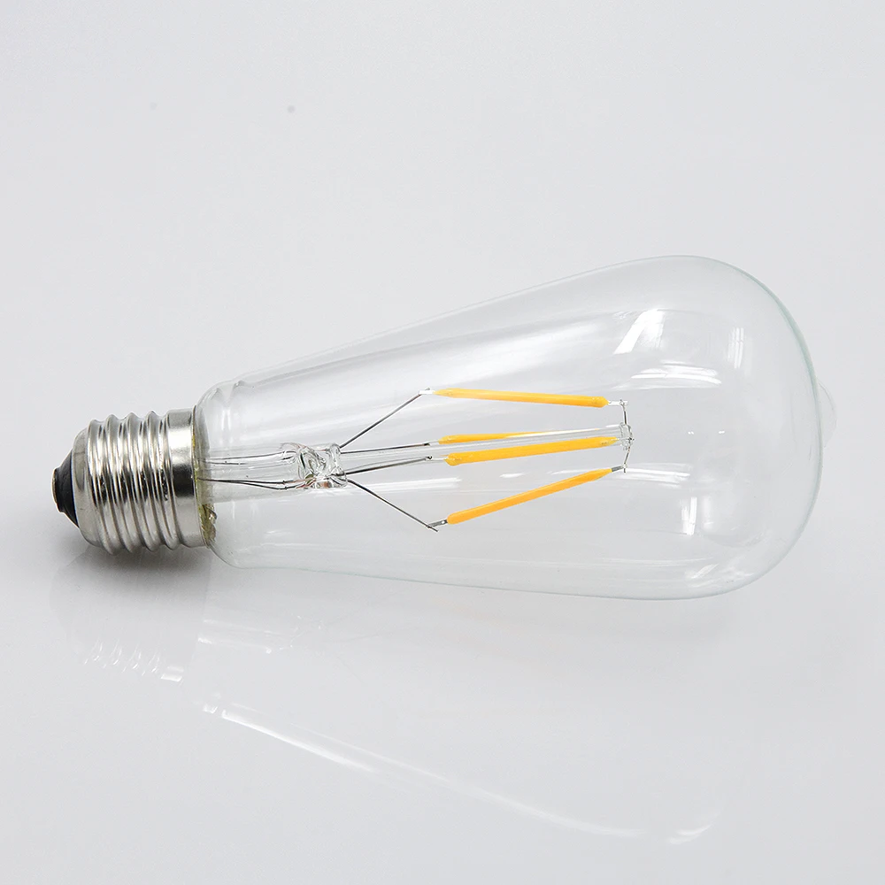 Винтажная Светодиодная лампа Эдисона E27 E14 2 Вт 4 6 8 220 В|led filament bulb e27|led bulbled edison |