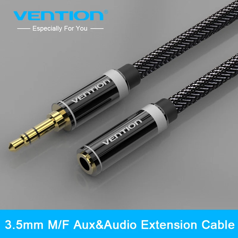 

Vention 3.5mm Jack Male to Female Audio Stereo Aux Extension Cable 0.5m/1m/1.5m/2m/3m/5m For iPhone iPod Car Headphone AUX Cable