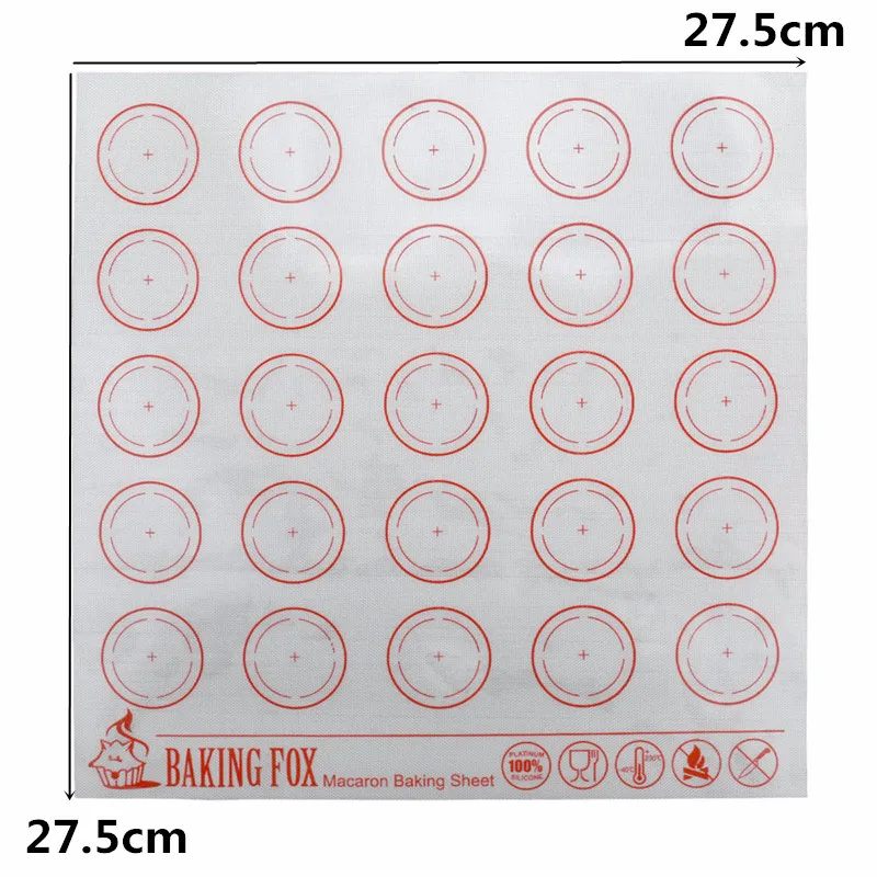 Антипригарный силиконовый коврик Макарон из стекловолокна, силиконовый коврик для выпечки, листы для хлебных печей, лайнер для макарунов, печенья, кухонные формы для выпечки