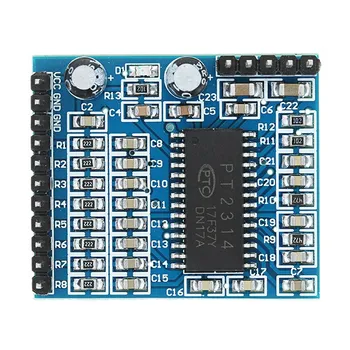 

1Pcs Sound Quality Adjustment Module Voice Module IIC 6V-10V Audio Processing Module For PT2314 For Arduino Technology