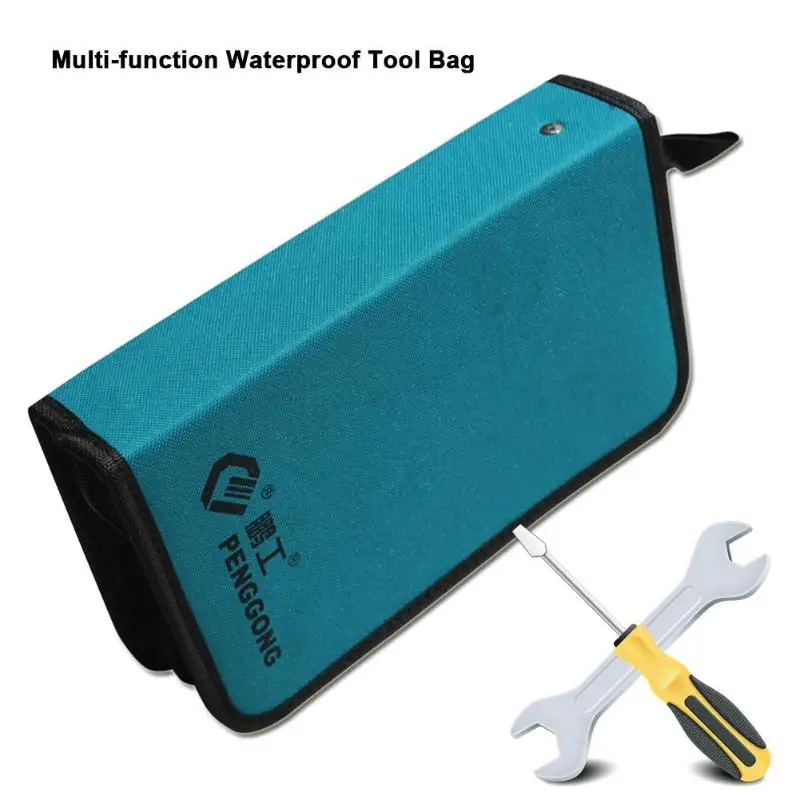 Водостойкая сумка для хранения ручного инструмента портативный набор инструментов молотки отвертки аксессуар с металлическим креплением