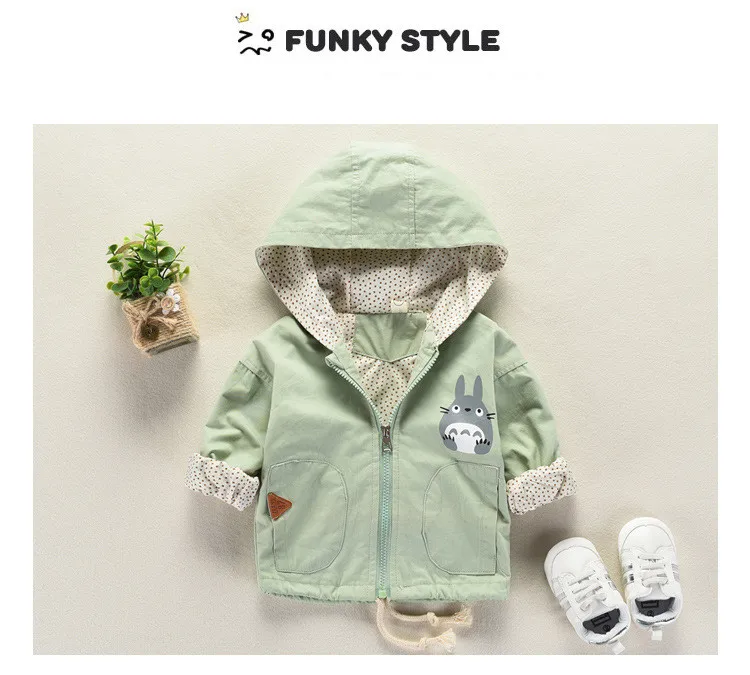 Cabolsa do Bebê Totoro com Capuz Outwear dos Desenhos Animados do Bebê Nova Primavera Outono Meninas Blusão Crianças Cabolsas Jaqueta Roupas 2020 8 2019 nova primavera outono meninas blusão casaco