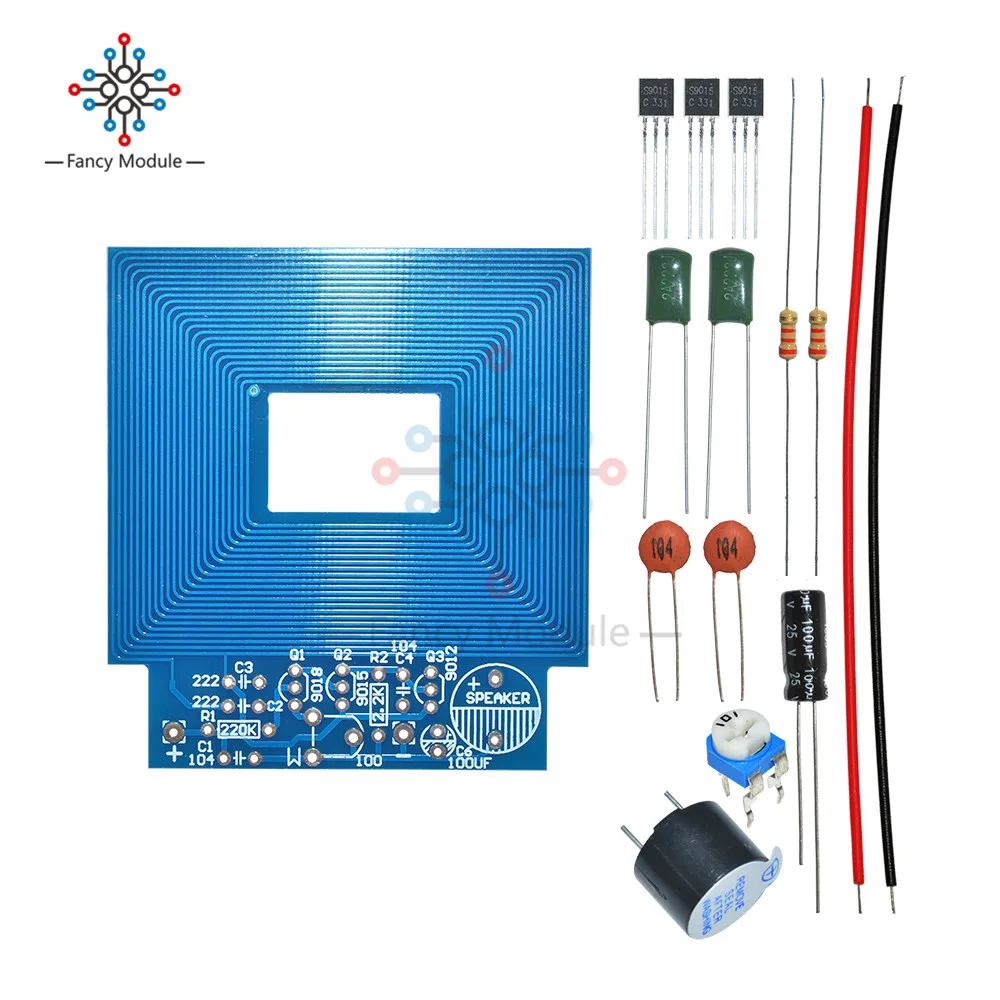 DIY Kit простой детектор металла локатор 3 В-5 в постоянного тока электронный производства металла Сенсор индукции Suite