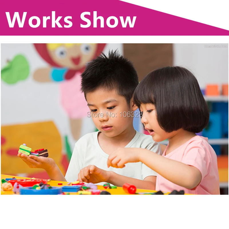 38 инструментов 10 цветов Playdough игрушки, центр быстрого питания цветная глиняная игра, развивают детское воображение творческие способности, идеальное образование