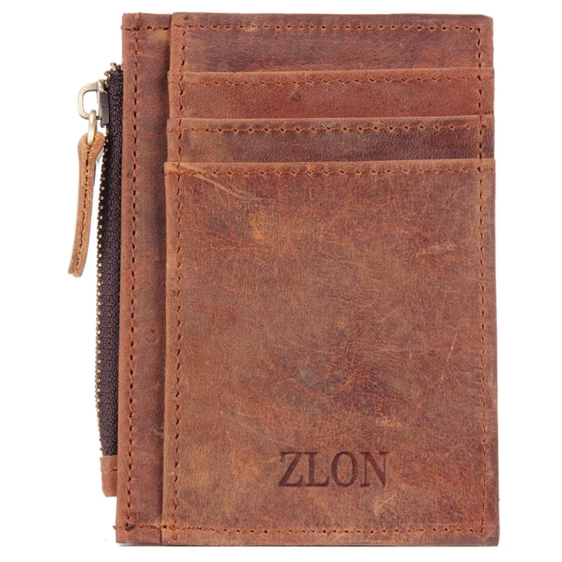 ZLON новинка модный кошелек унисекс на молнии для монет деловой мужской и женский