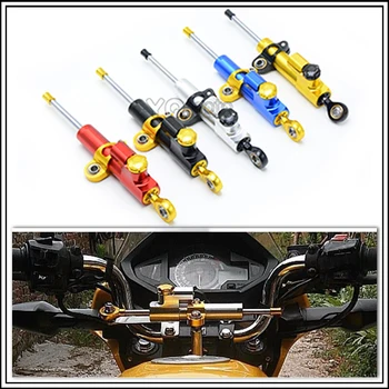 

for CNC Damper Steering StabilizerLinear Reversed Safety Control Over for z800 z750 yamaha r6 mt07 fz6 r3 ninja 300 mt 09 xj6