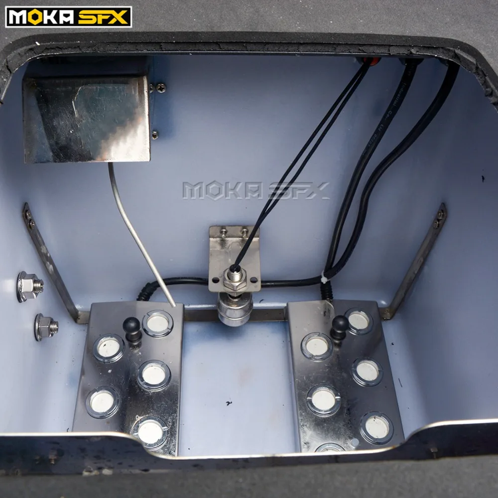 Одна/две головки водная база противотуманная Машина DMX Беспроводная противотуманная машина с баком для воды сильная производительность dj противотуманная машина сценический эффект