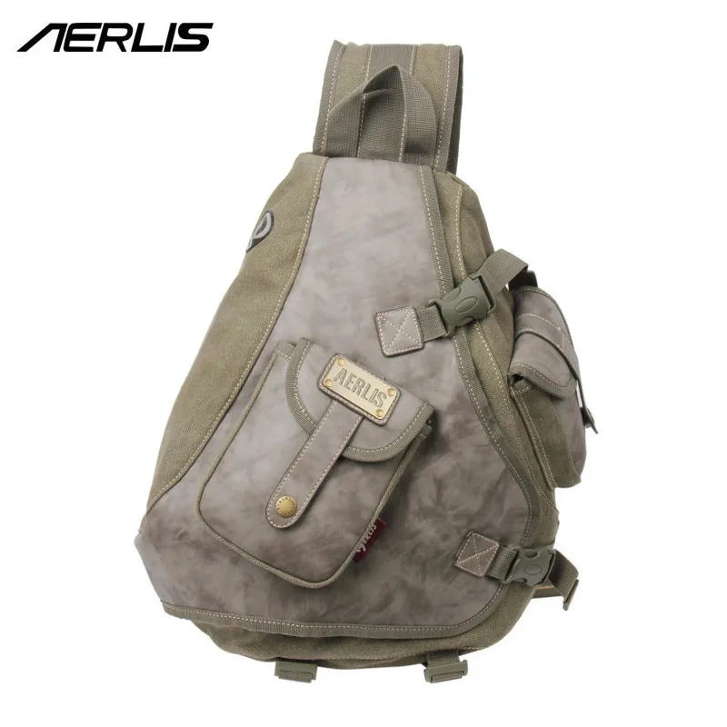 Buy AERLIS Brand Men Vintage Messenger Bag Casual Male