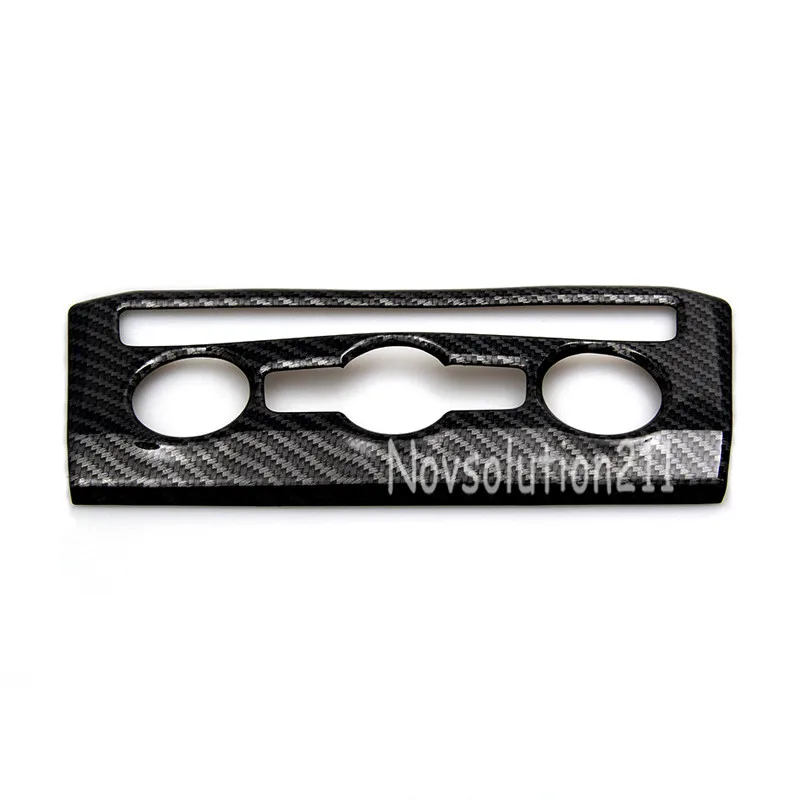 GLEETIEZ Carbon Fiber Texture Car Center Control Volumen Klimaanlage Knopf Rahmenabdeckung f/ür BMW 3er E90 2005-2010 2011 2012