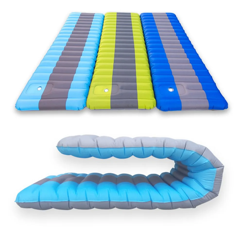 185*65*12cm Inflatable Single Person Outdoor Air Mattress Folding