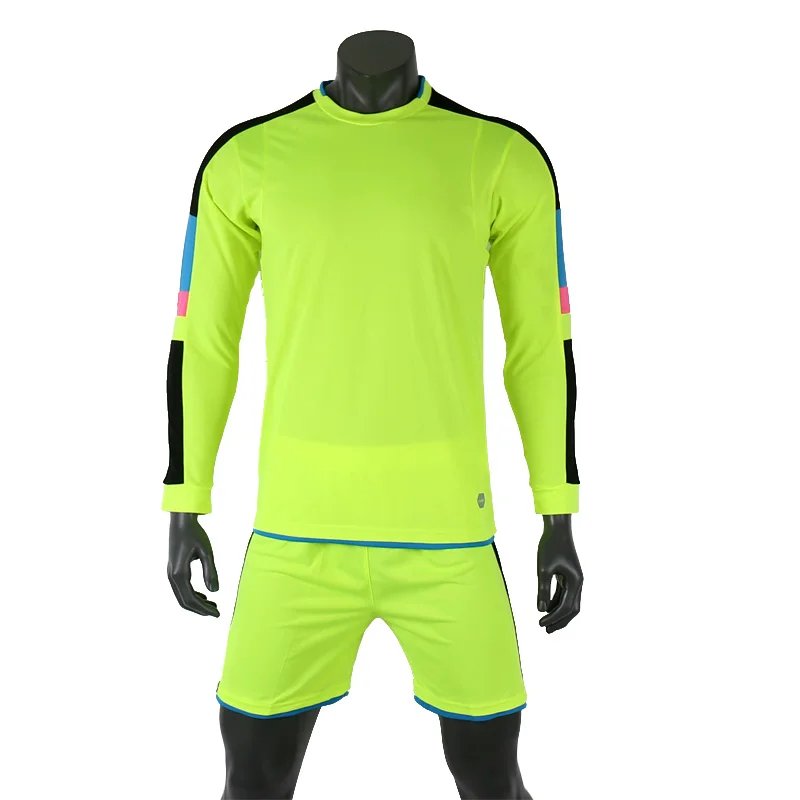 Длинный рукав футбольные майки длинные футбольной команды комплекты тренировочные комплекты по индивидуальному заказу спортивная одежда быстросохнущие осень-зима A400 - Цвет: Армейский зеленый
