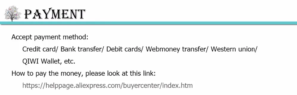 NEW payment