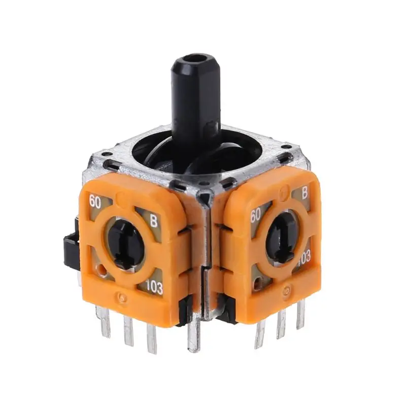 

3D Analog Joystick Rocker Sticker Wireless Controller Thumbstick Module Game Replacement Yellow Repair Parts for Sony PlayStatio
