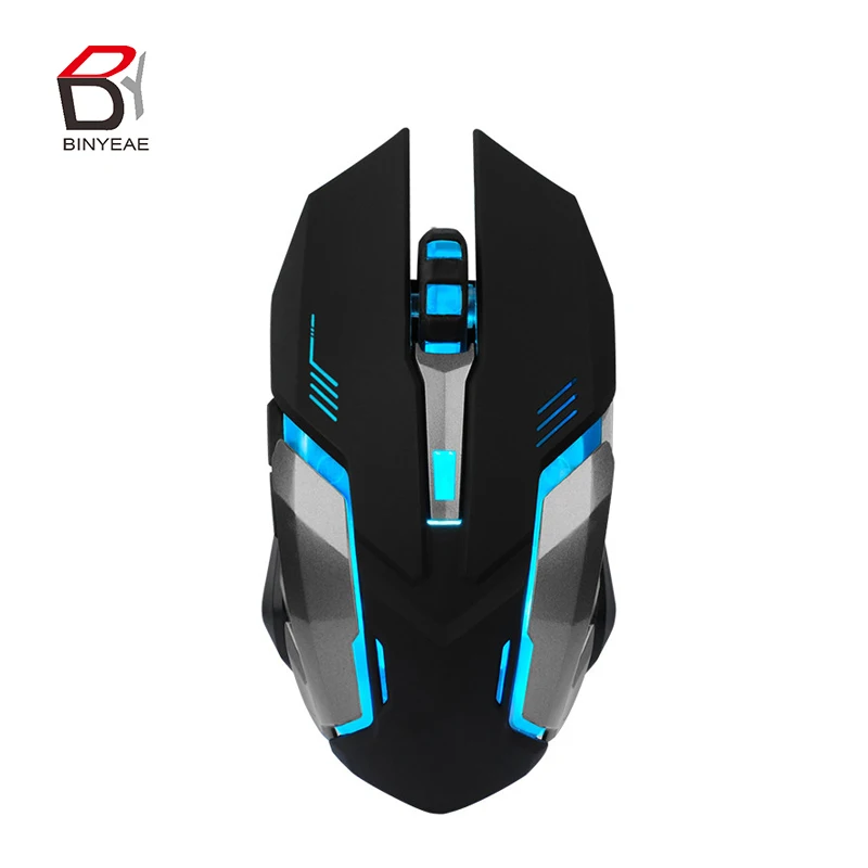 

Wolf Spirit Rechargeable Wireless LED Backlight USB Optical Ergonomic Gaming Mouse Sem Fio Fashion Games Mouse For Pro Gamer