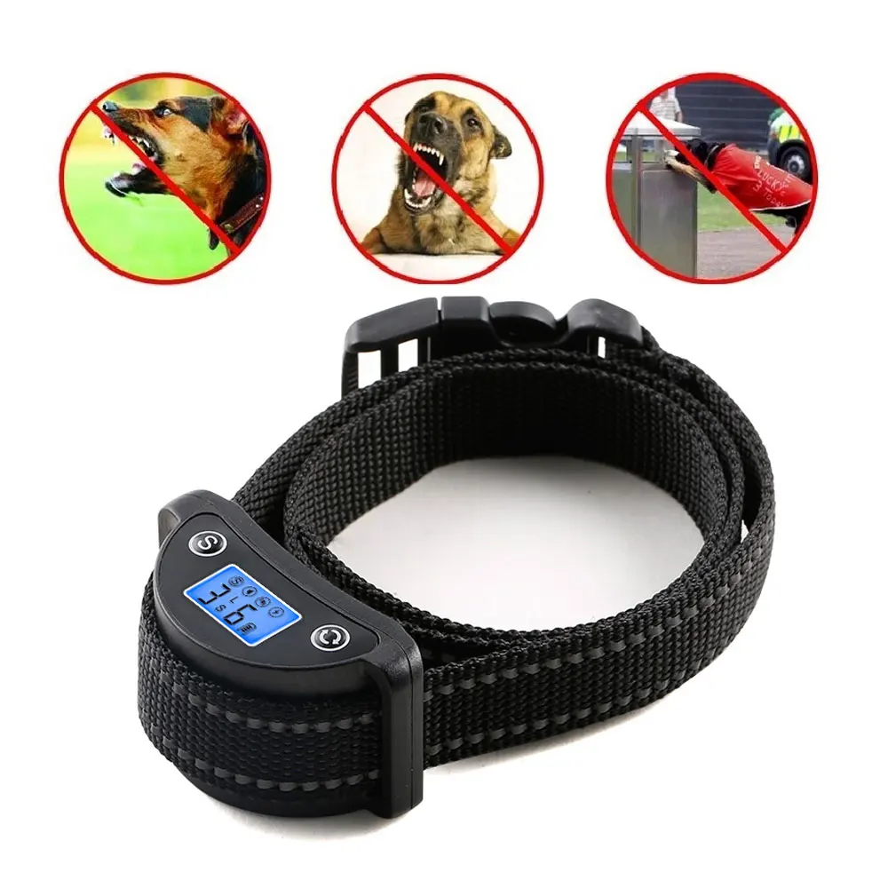 

1Set Anti-Barking Collar | Smart LCD Screen Device, Beeps/Vibration/Shock Mode | For Small Medium and Large Dogs