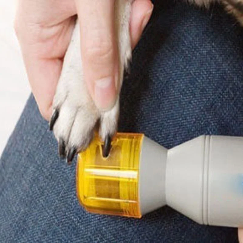 Pet Dog Cat Automatic Nail Grooming Care Grinder Trimmer Clipper File Tool Electric Claws Grinding Pedicure Tool Care PL0074 (2)