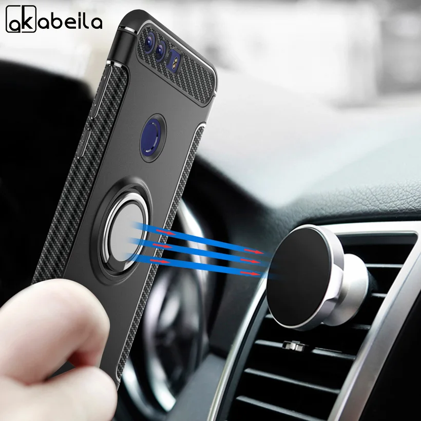 

Case For Huawei Honor 8 8X Max Note 10 Mate 20 10 9 V9 Lite Play Pro X Case G10 Car Magnet Honor 7X V10 V8 6C Pro Nova 2i Cover