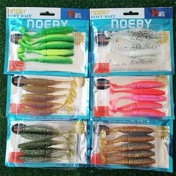 

NOEBY 30pcs 10cm 7.3g Soft Lure Grub Soft Baits Fishing Lure Paddle Tail Silicone Bait Isca Fishing Wobbler Swimbaits