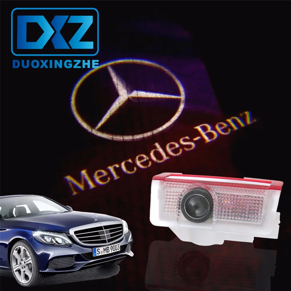 

LED Car Door Welcome Laser Projector Logo Door Ghost Shadow LED Light for Mercedes benz w212 w166 w176 E200 E300 E260 AMG