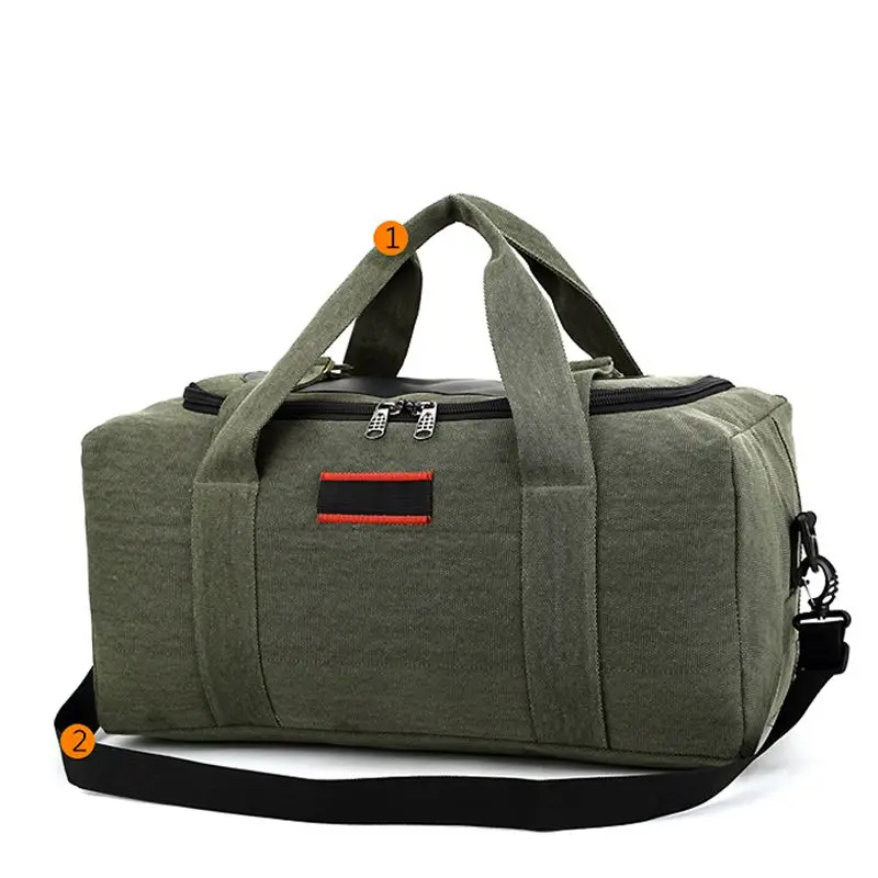 Waterproof Canvas Men Travel Bags Carry On Luggage Bags Men...