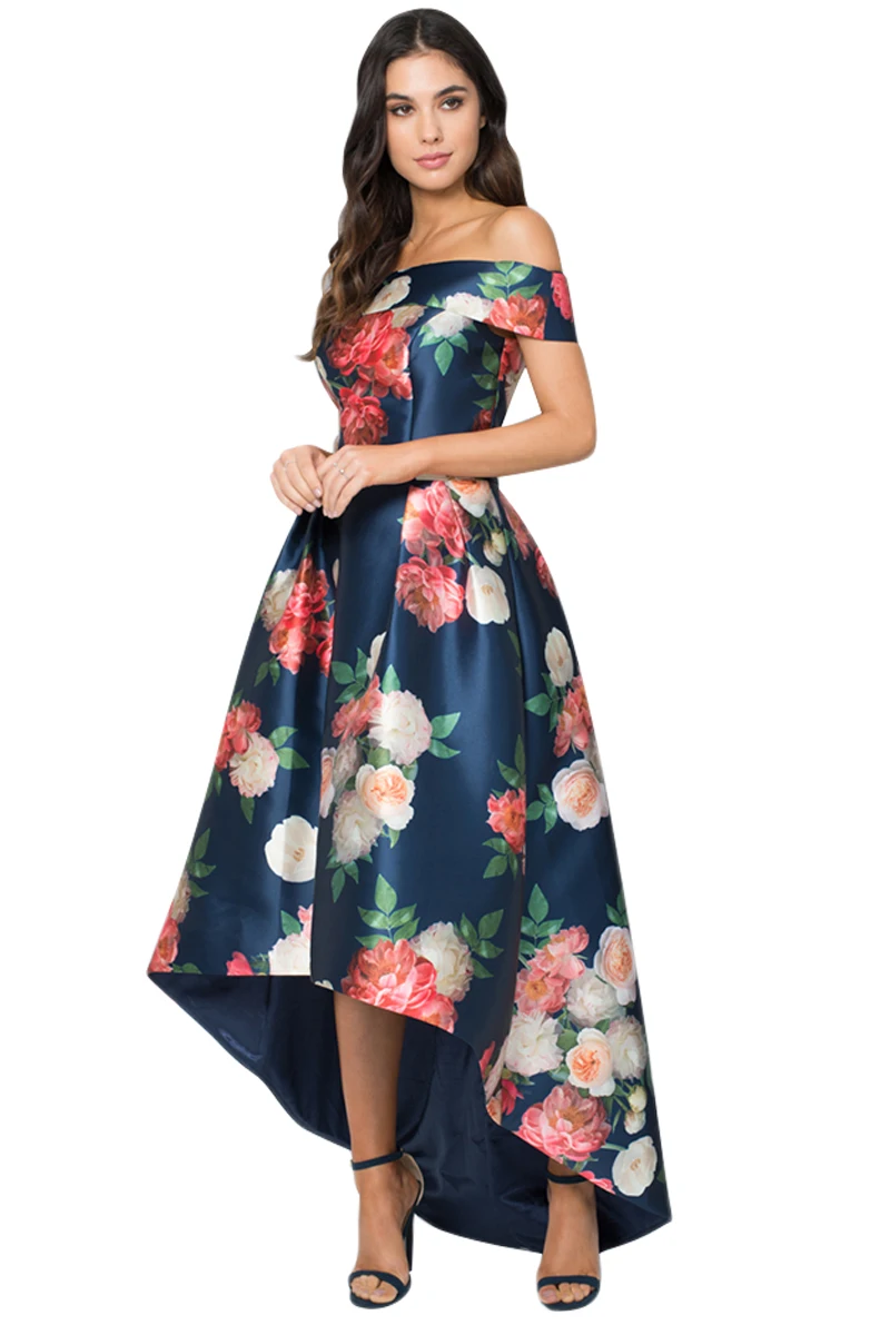Navy-Satin-Floral-Off-Shoulder-Prom-Dress-LC610377-5-1