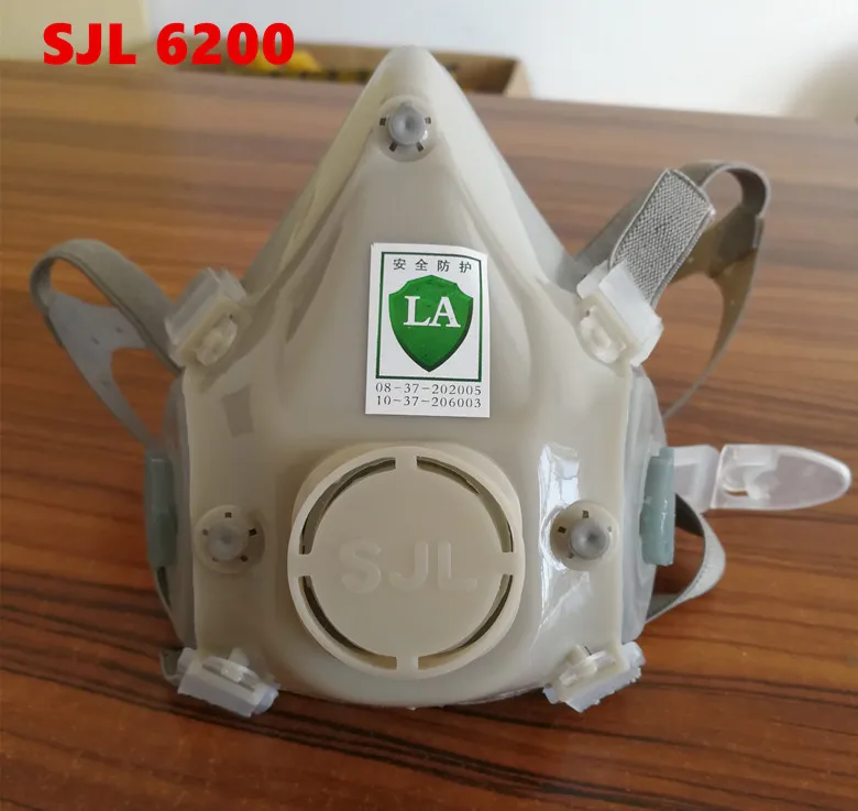 

SJL 6200 mask Respirator Gas Mask Painting Spraying Half Face (Support 3M Filter) free shipping