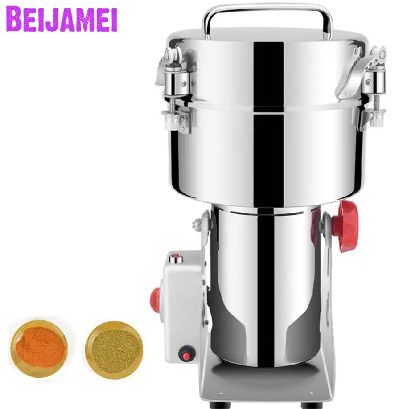 BEIJAMEI 2500g commercial herb chili to powder grinder/110v 220v