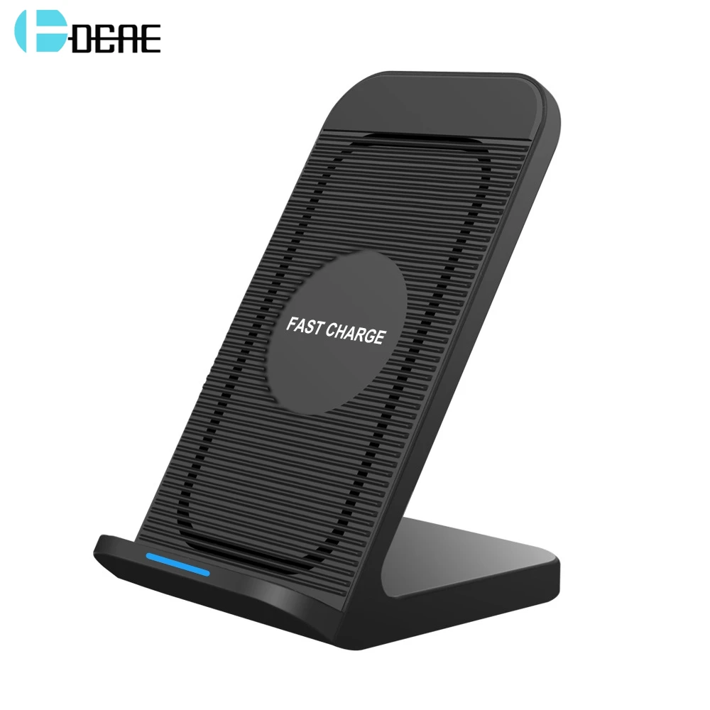 DCAE 10W Wireless Charger For iPhone 8 X XS Max Fast Wireless Charging Holder For Samsung Galaxy S9 S8 Plus Note 9 8 USB Charger DCAE 10W Wireless Charger For iPhone 8 X XS Max Fast Wireless Charging Holder For Samsung Galaxy S9 S8 Plus Note 9 8 USB Charger